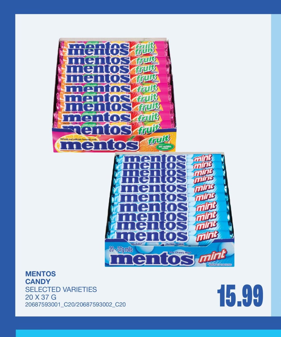 CANDY, 20 X 37 G