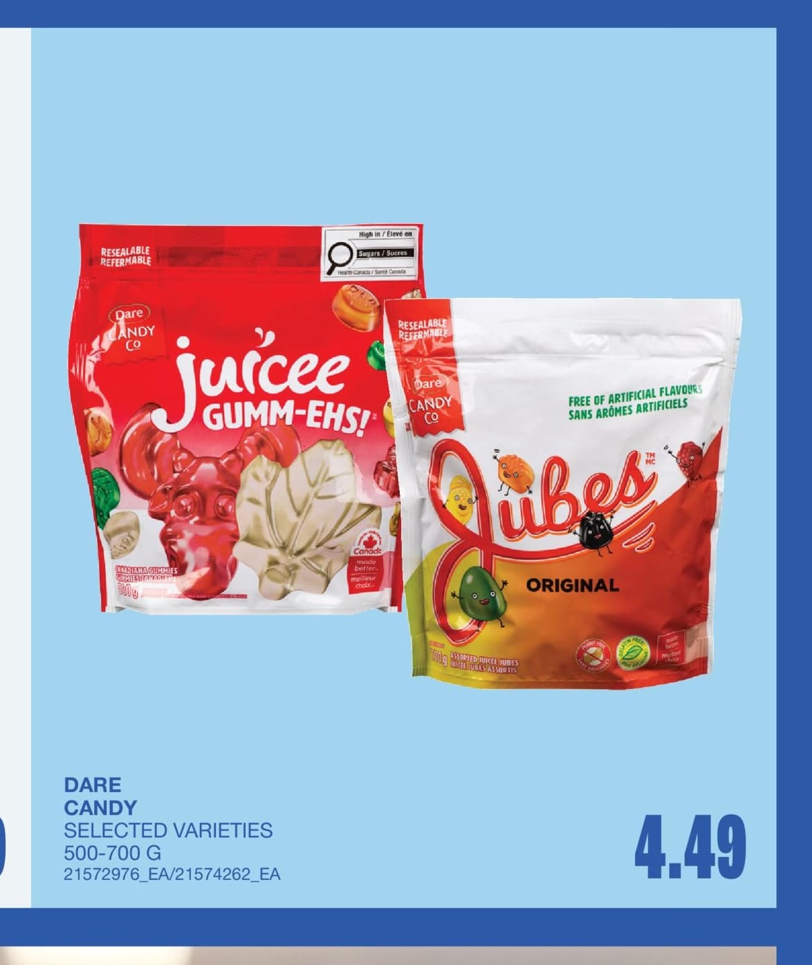 CANDY, 500-700 G
