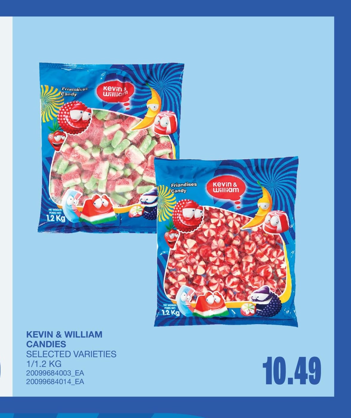 CANDIES, 1/1.2 KG