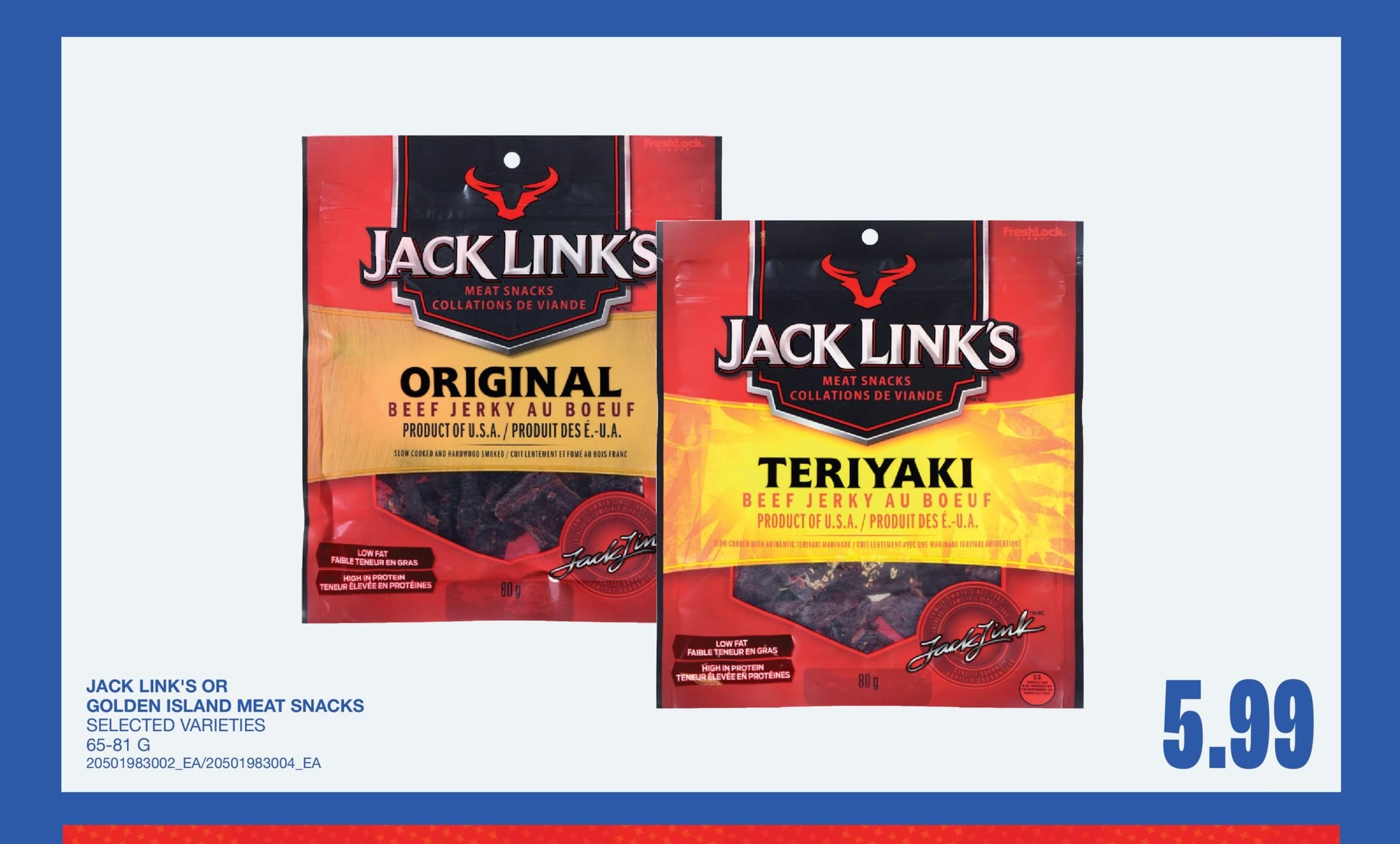MEAT SNACKS, 85-87 G