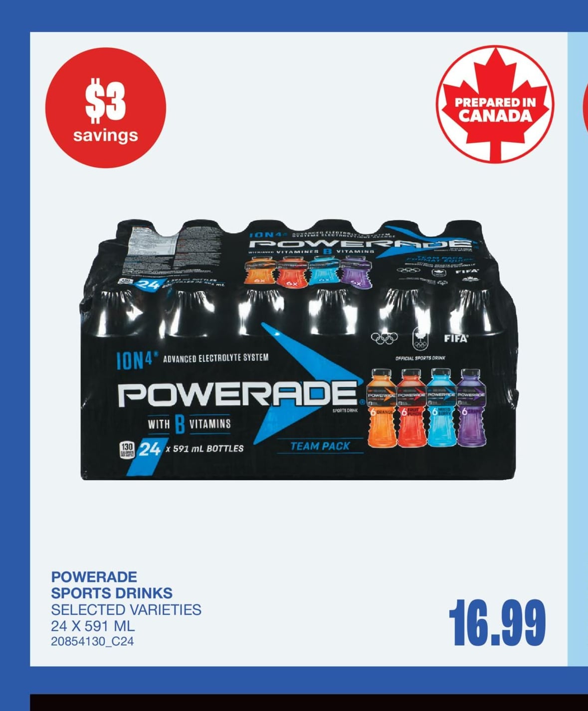 SPORTS DRINKS, 24 X 591 ML