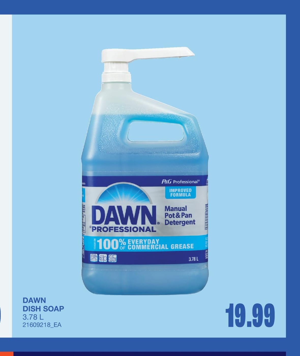 DISH SOAP, 3.78 L