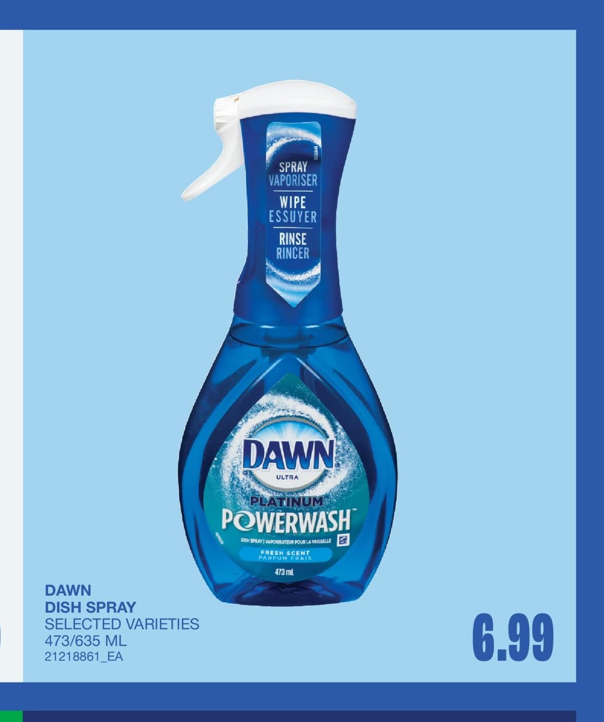 DISH SPRAY, 473/635 ML