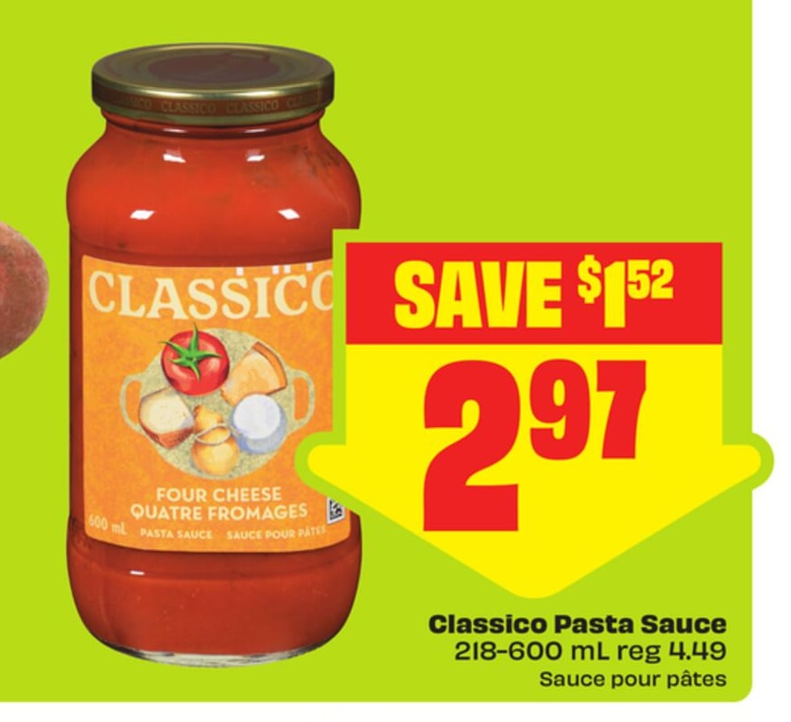 Classico Pasta Sauce 218-600 mL