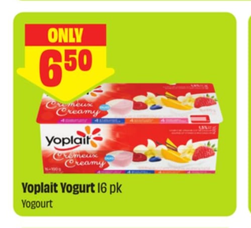 Yoplait Yogurt 16 pk