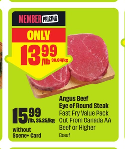 Angus Beef Eye of Round Steak