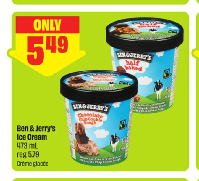 Ben & Jerry's Ice Cream 473 mL