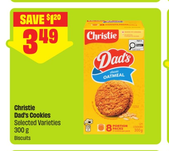 Christie Dad's Cookies Selected Varieties 300 g