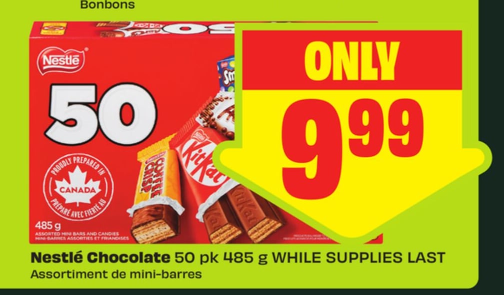 Nestlé Chocolate 50 pk 485 g