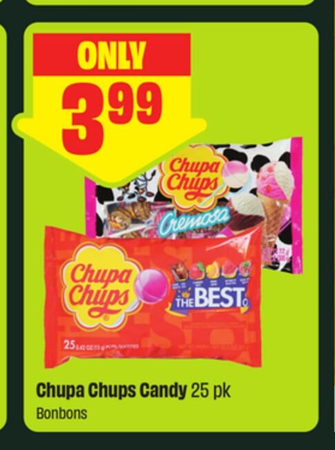 Chupa Chups Candy 25 pk
