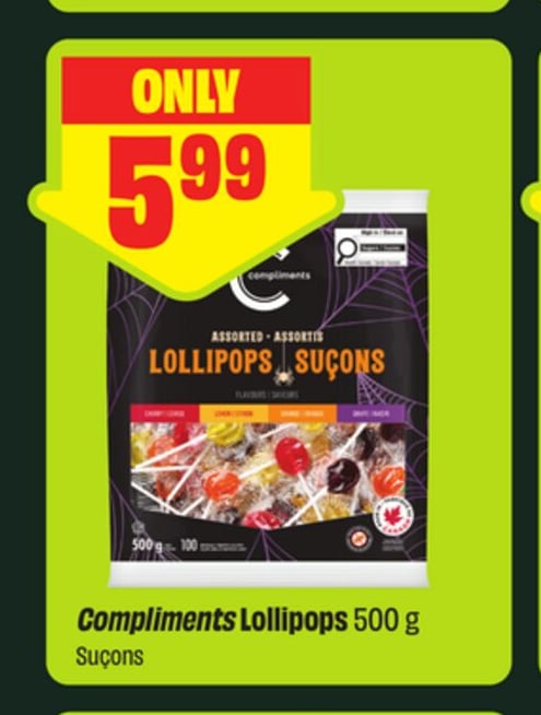 Compliments Lollipops 500 g