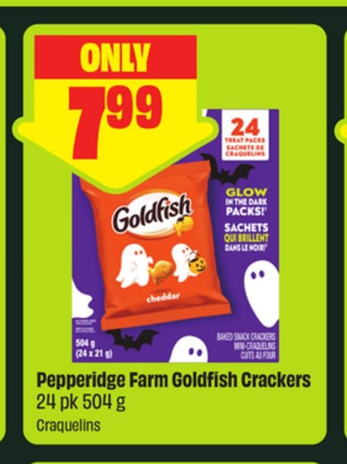 Pepperidge Farm Goldfish Crackers 24 pk 504 g