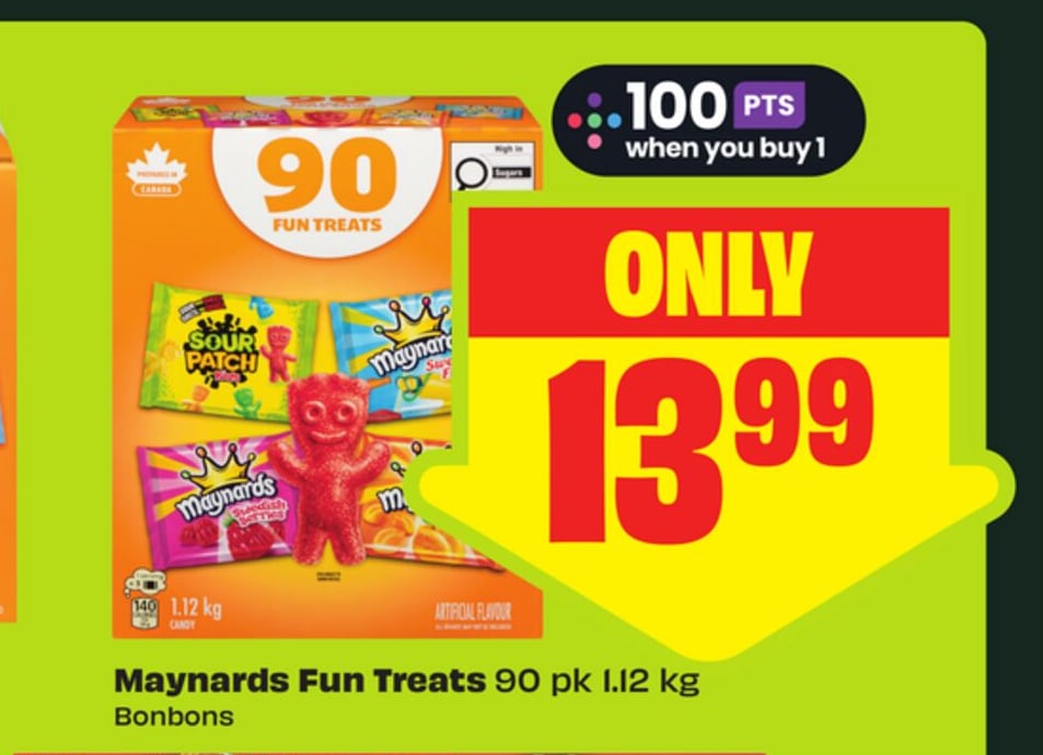Maynards Fun Treats 90 pk 1.12 kg