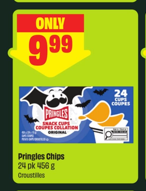 Pringles Chips 24 pk 456 g