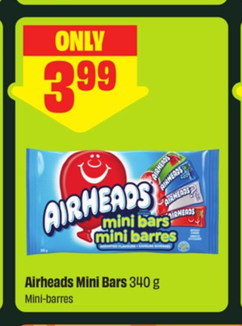 Airheads Mini Bars 340 g