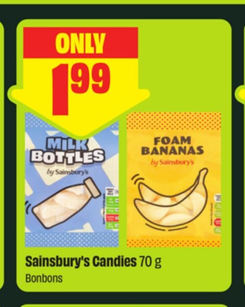 Sainsbury's Candies 70 g