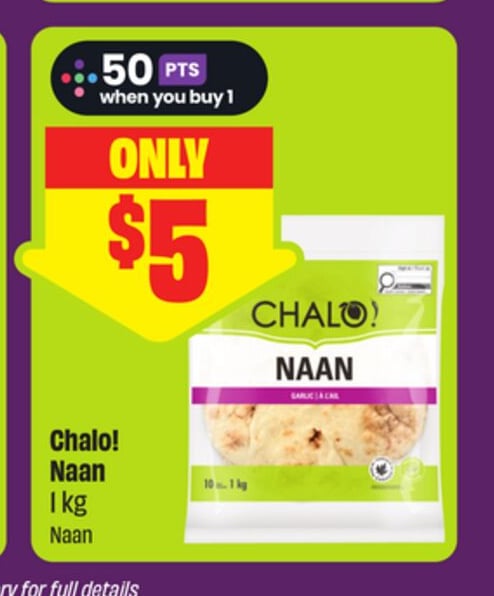 Chalo! Naan 1 kg - FreshCo Diwali