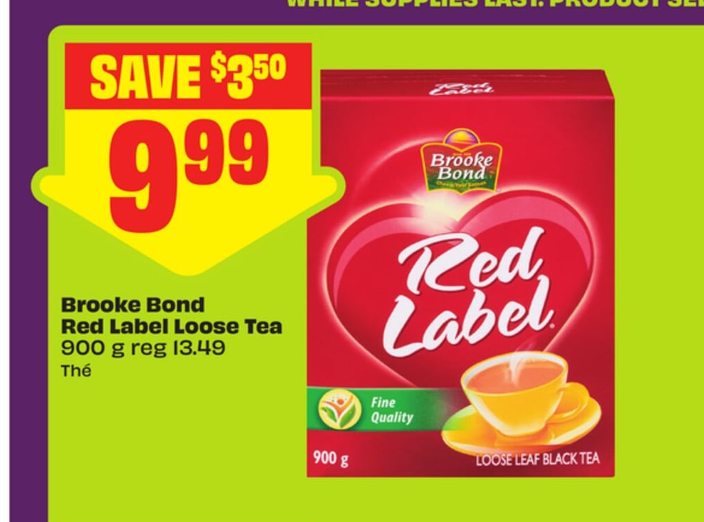 Brooke Bond Red Label Loose Tea 900 g - FreshCo Diwali · p9