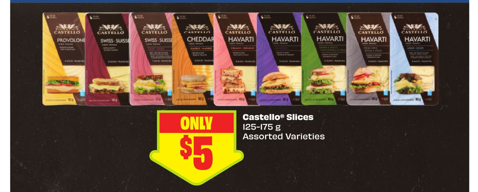 Castello® Slices 125-175 g Assorted Varieties