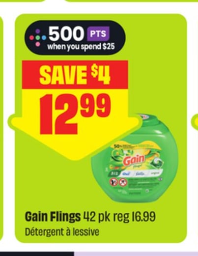 Gain Flings 42 pk