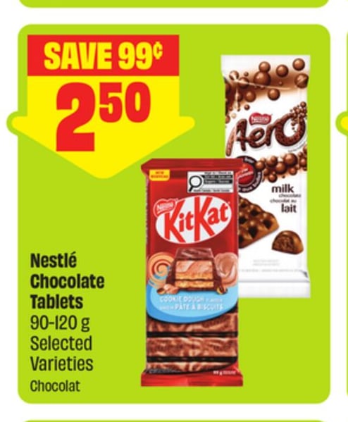 Nestlé Chocolate Tablets