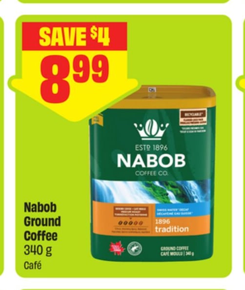 Nabob Ground Coffee 340 g