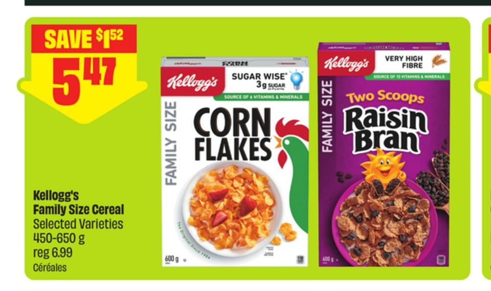 Kellogg's Family Size Cereal