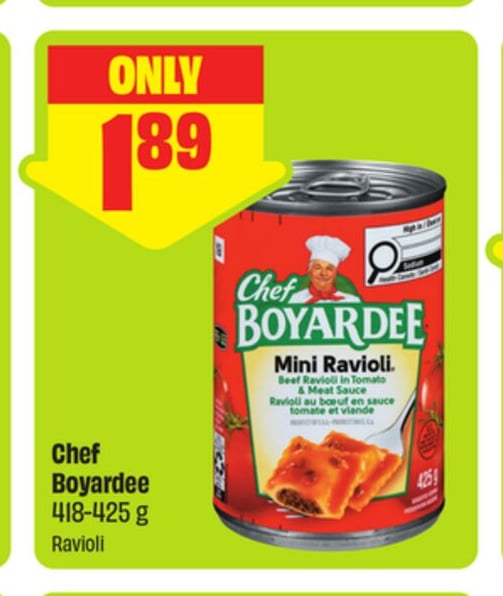 Chef Boyardee Ravioli