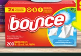 Bounce Dryer Sheets