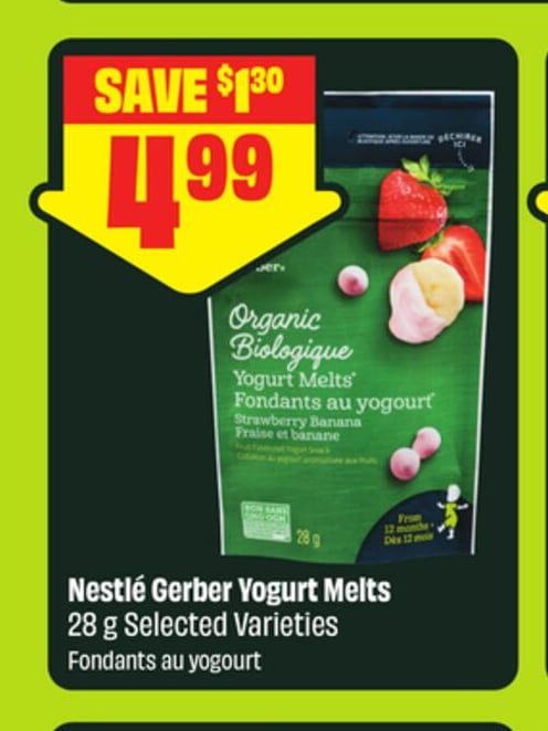 Nestlé Gerber Yogurt Melts