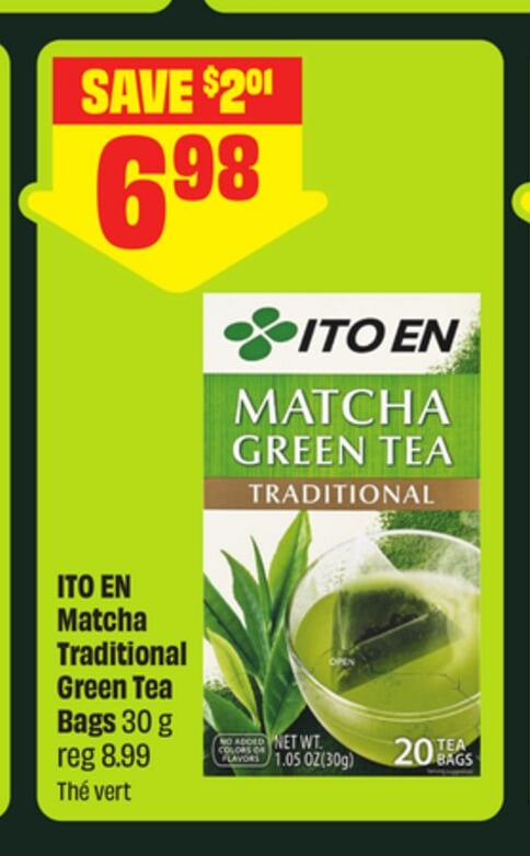 ITO EN Matcha Traditional Green Tea Bags