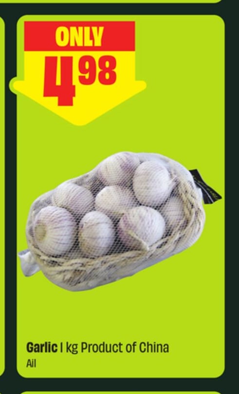 Garlic 1 kg Product of China - FreshCo Mid-Autumn