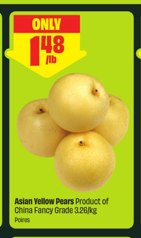 Asian Yellow Pears - FreshCo Mid-Autumn