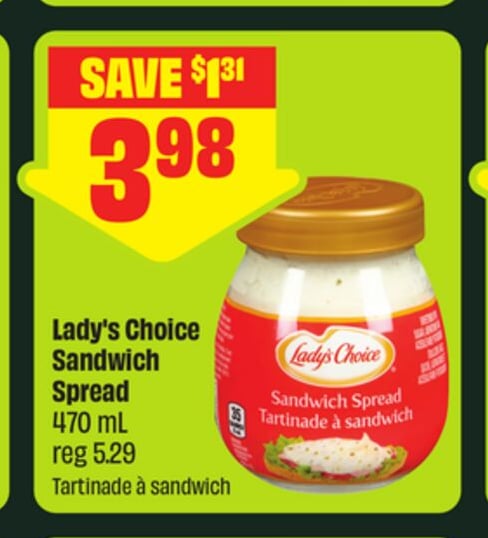 Lady's Choice Sandwich Spread 470 mL