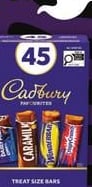 CADBURY CHOCOLATES OR MAYNARDS CANDY