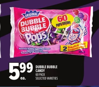 DUBBLE BUBBLE CANDY