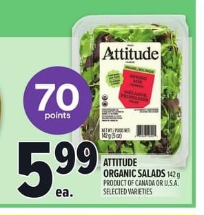 ATTITUDE ORGANIC SALADS