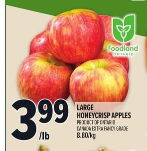 LARGE HONEYCRISP APPLES