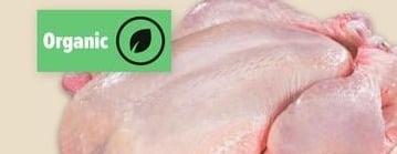 YORKSHIRE VALLEY FARMS ORGANIC FRESH WHOLE CHICKEN DRUMSTICKS OR LEG QUARTERS