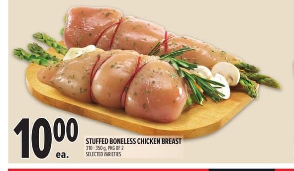 STUFFED BONELESS CHICKEN BREAST