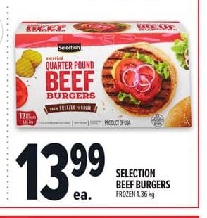 SELECTION BEEF BURGERS