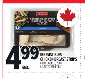 IRRESISTIBLES CHICKEN BREAST STRIPS