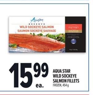 AQUA STAR WILD SOCKEYE SALMON FILLETS