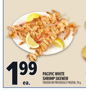 PACIFIC WHITE SHRIMP SKEWER
