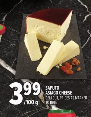 SAPUTO ASIAGO CHEESE