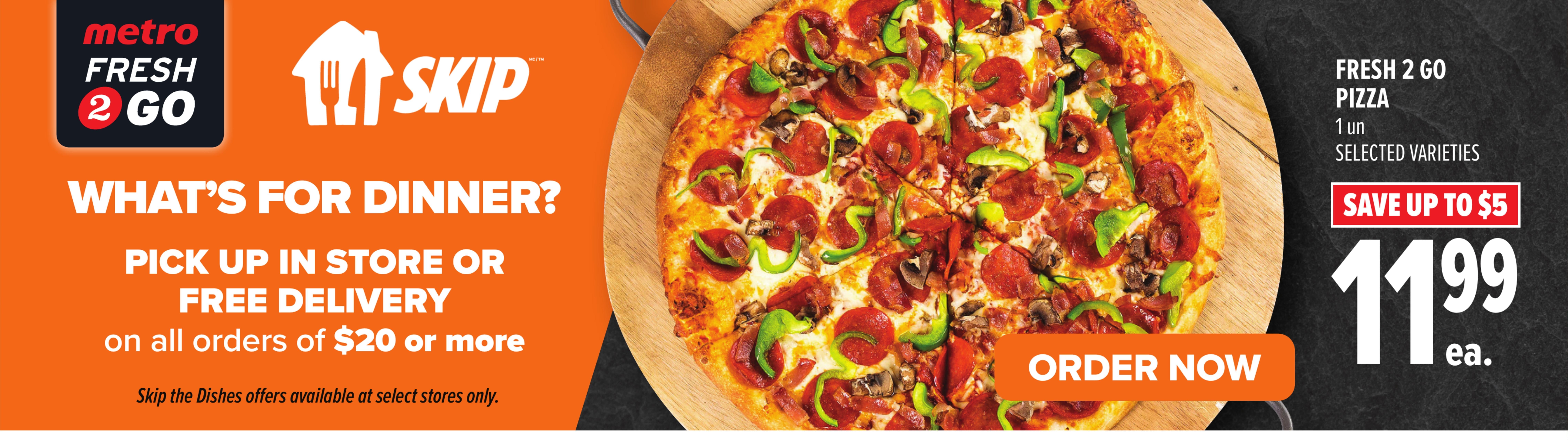 FRESH 2 GO PIZZA