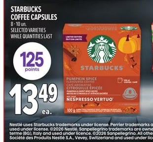 STARBUCKS COFFEE CAPSULES · p14