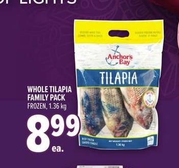 WHOLE TILAPIA FAMILY PACK