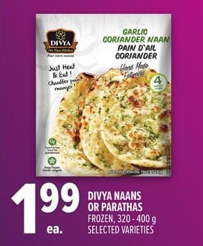 DIVYA NAANS OR PARATHAS