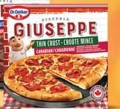 DR. OETKER GIUSEPPE RISING CRUST OR THIN CRUST PIZZA